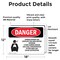Signmission Carbon Dioxide Gas Ventilate Danger Sign, Vinyl Decal, 18in W x 12in L, 2PK OS-2PACK-DS-D-1218-L-2413 - alternate 5